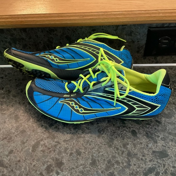 Men’s Saucony Shay XC2 Spike Track Shoes, Size 11 - Picture 3 of 9